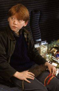 Hermiona: Mimochodem, m pinav nos. V o tom? .........! (Uke si na nos) &#8592; Co ekla Hermiona Ronovi ve vlaku??