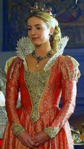 Je na fotografii .18 posledn, 6. manelka anglickho krle Jindicha VIII. - Kateina Parrov ze serilu "Tudorovci". (nhled)