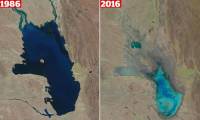 Jak se nazv jezero, kter jet v roce 1986 mlo rozlohu 3 500 km&#178; ale dnes prakticky vyschlo? (nhled)