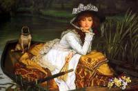 Který slavný malíř je autorem obrazu č.20 „Mladá dáma v loďce“? (náhled)