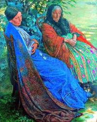 Který slavný malíř namaloval obraz č.10 „Dvě matky“? (náhled)