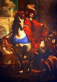 Který slavný malíř namaloval obraz č.4 „Svatý Martin se dělí o plášť se žebrákem“? (náhled)