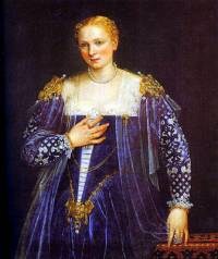 Obraz č.18 „Portrét Benátčanky“, známý též pod názvem „Krásná Nani“ namaloval slavný malíř: (náhled)