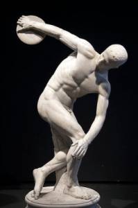 Jak se jmenuje antick socha, autor sochy Diskobolos na obrzku .1, kter je jeho nejproslulejm dlem? (nhled)