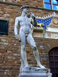 Kter slavn socha je autorem sochy Davida na fotografii .2? (nhled)
