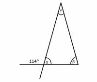 Vypoti velikost hlu &#947; v rovnoramennm trojhelnku ABC (nhled)