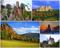 Přírodní park se skalními městy a zříceninami hradů na fotografii č.8, který je chráněným územím ležícím z části v Českém ráji se jmenuje: (náhled)