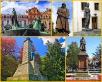Pomník Mistra Jana Husa a dalších pomníků a soch na fotografii č.8 jsou dílem významného sochaře: (náhled)