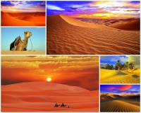 Označte státy, na jejichž území se rozkládá poušť Sahara na fotografii č.12: (náhled)