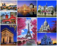 Francouzskou metropoli Paříž na fotografii č.1, která se řadí mezi nejkrásnější města světa, jste jistě poznali. Poznáte ale i nejvýznamnější památky v Paříži? Z uvedených pamětihodností vyberte a označte ty, jejichž obrázek na fotokoláži NENÍ: (náhled)