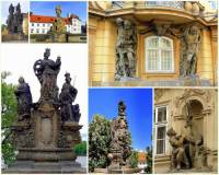 Který slavný sochař je autorem soch na Karlově mostě a na Morzinském paláci v Praze na obrázku č.19? (náhled)