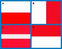 Kterm psmenem je na obrzku .1 oznaena vlajka Polska? (nhled)