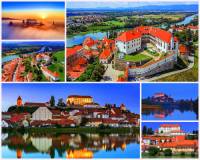 Jak se jmenuje středověký hrad na obrázku č.23, který je dominantou stejnojmenného historického města, které je nejstarším městem Slovinska? (náhled)