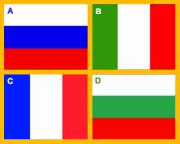 Kterým písmenem je na obrázku č.2 označena vlajka Francie? (náhled)