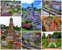 Jednou z největších turistických atrakcí Nizozemska je Madurodam – miniaturní město na fotografii č.7, ve kterém  si na ploše 18 000 m2 mohou návštěvníci prohlédnout miniaturní modely významných nizozemských měst a staveb. Ve kterém městě mohou turisté Madurodam navštívit? (náhled)