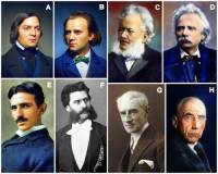 A) pod kterm psmenem se skrv Edvard Grieg?   B) Edvard  Grieg se proslavil jako: (nhled)