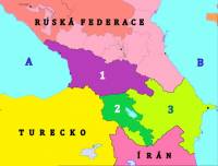 Zakavkazsk stty se rozkldaj na zem jin od hlavnho hebene Velkho Kavkazu a severn od Malho Kavkazu. Kter ze Zakavkazskch stt je na obrzku .1 oznaen:  A) slem 1,  B) slem 2,  C) slem 3? (nhled)