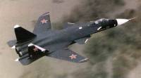 Ruský experimentální letoun páté generace s negativní geometrií křídel (náhled)
